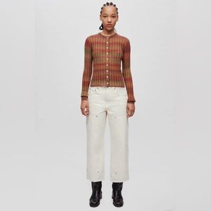 RE/DONE The Shortie Jeans - Vintage White size 25